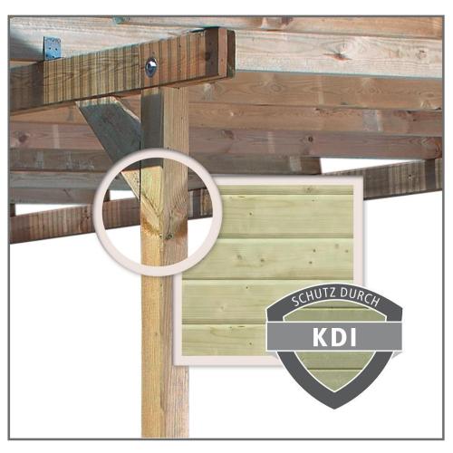 dřevěná pergola KARIBU ECO 3A (64628)