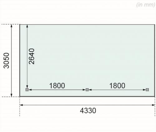 dřevěná pergola KARIBU ECO 2B (64650)