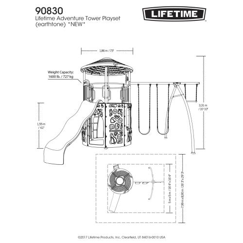 dětské hřiště LIFETIME TOWER 90830