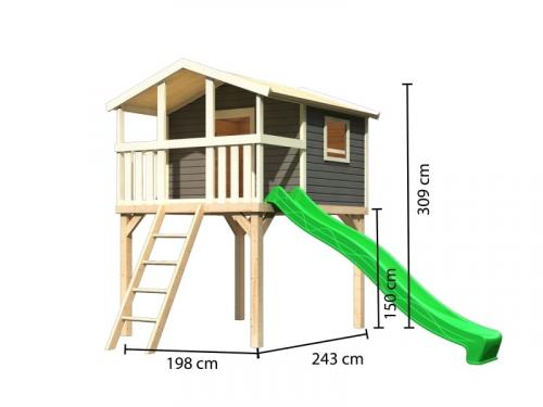 dětské hřiště KARIBU BENJAMIN 91209 terragrau