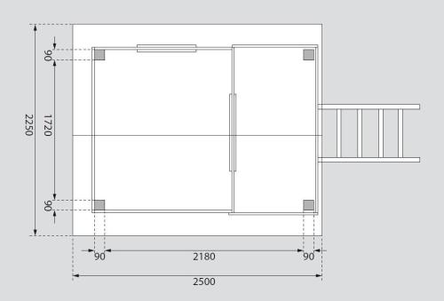 dětské hřiště KARIBU BENJAMIN 9099 terragrau