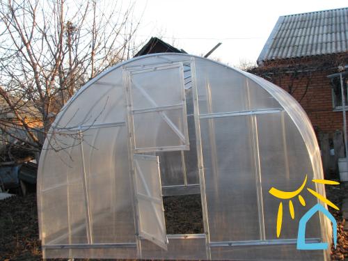 skleník ECONOM 3x4 m PC 4 mm - 2.jakost