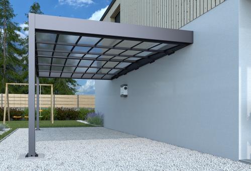 kovový přístřešek / carport TRIGANO JARDIN LIBECCIO WALL