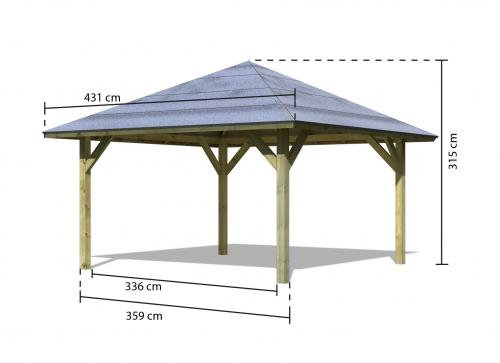 carport KARIBU KIRN 1 68843