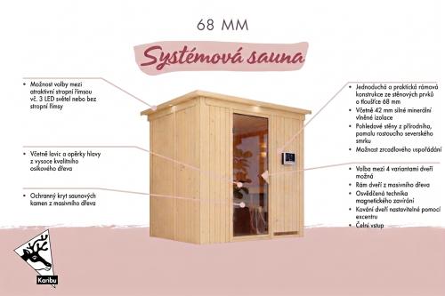 finská sauna KARIBU BODIN (47829)