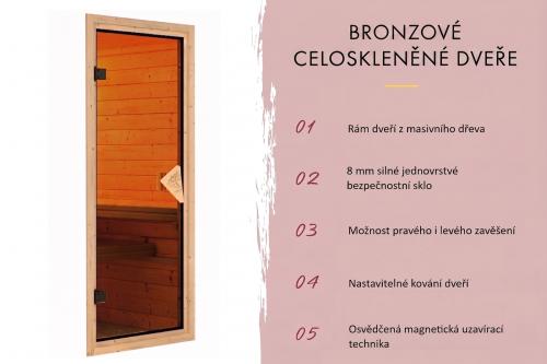 finská sauna KARIBU BODIN (47829)
