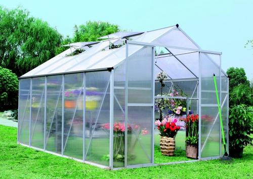 skleník LANITPLAST PLUGIN 8x12 stříbrný - V78