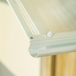 stříška nad dveře LANITPLAST TOPAZ 130/70 bílá - V96