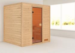 finská sauna KARIBU ADELINA (6168) - set s kamny 3,6 kW (71312)