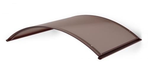 stříška nad dveře LANITPLAST TOPAZ 130/70 hnědá - V111
