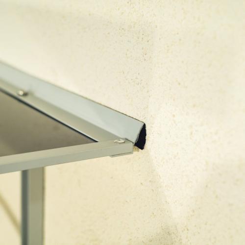 stříška nad dveře LANITPLAST LYRA 150/84,5 stříbrná