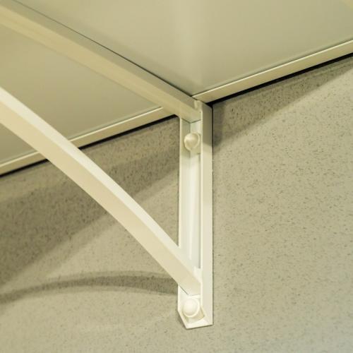 stříška nad dveře LANITPLAST LYRA 150/84,5 bílá