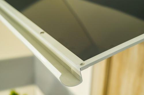 stříška nad dveře LANITPLAST LYRA 150/84,5 bílá