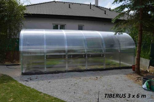 skleník LANITPLAST TIBERUS 3x4 m PC 4 mm