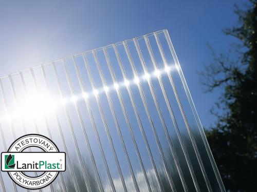 skleník LANITPLAST TIBERUS 3x8 m PC 6 mm