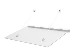 stříška nad dveře LANITPLAST LAZUR 150/97 bílá - V128