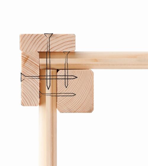 dřevěný domek KARIBU KERKO 3 + přístavek 150 cm (23515) terragrau