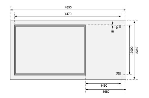 dřevěný domek KARIBU KERKO 4 + přístavek 150 cm (23517) terragrau