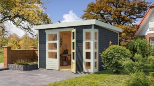 dřevěný domek KARIBU KERKO 5 (9184) terragrau