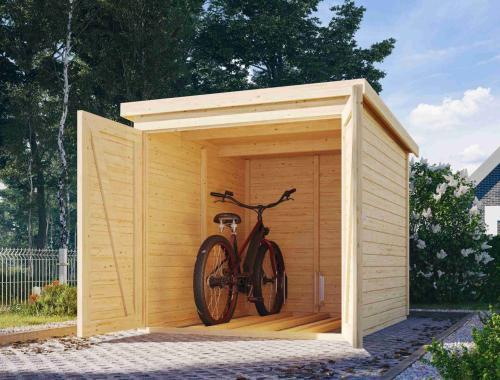 drevená garáž KARIBU FAHRRADGARAGE (38647) natur