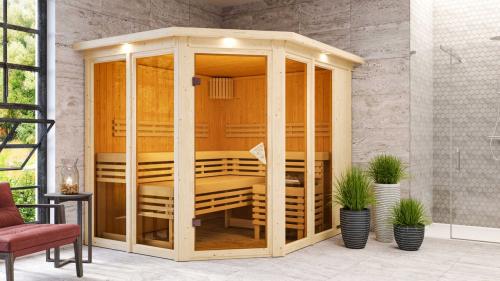 finská sauna KARIBU AINUR  (6099)