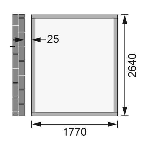 dřevěný domek KARIBU WANDLITZ 3 (73073) terragrau