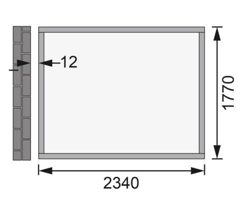 dřevěný domek KARIBU BOMLITZ 2 (8884) terragrau
