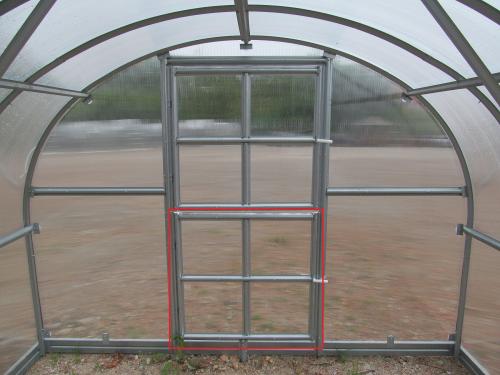 dodatečné dveře pro obloukový skleník LANITPLAST LUCIUS