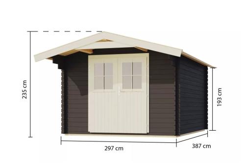 dřevěný domek KARIBU RENTRUP 8 (38959) terragrau