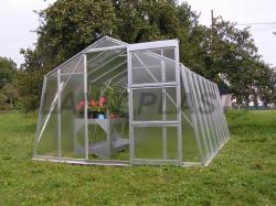 skleník VITRUM PROFI 15500 prosklení - zahrádkářské sklo