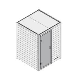 finská sauna KARIBU SANDRA (6160) - V140