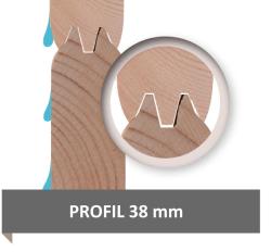 finská sauna KARIBU BOSS 1 (40417) s předsíní natur SET