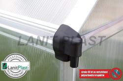 skleník LanitGarden 6x8 - 4600 délka 248 cm, set ze základnou