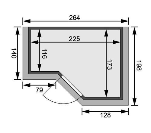 finská sauna KARIBU SAHIB 2 (75877)