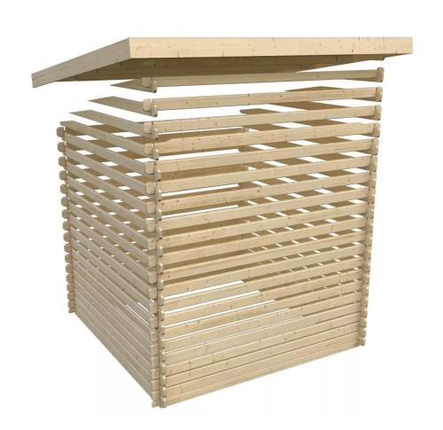 dřevěný domek KARIBU OLAF 5 (97613) antracit