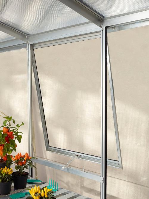 stenové ventilačné okno strieborné VITAVIA typ V (40000545) sklo 3 mm