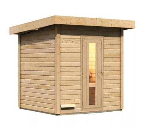 fínska sauna KARIBU HYTTI 2 (93862) natur