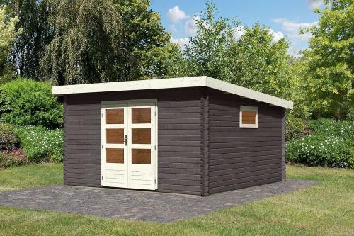 dřevěný domek KARIBU TRITTAU 6 (41534) terragrau