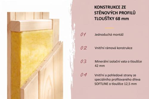 finská sauna KARIBU FIONA 2 (49972) 