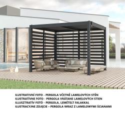 bioklimatická pergola LANITPLAST BASIC 3x2,5 m