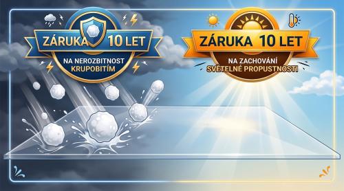 hliníková pergola LANITPLAST WALL 43 FSX antracit + čirý PC