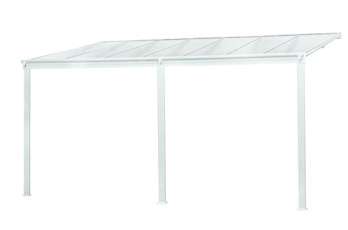 hliníková pergola LANITPLAST WALL 43 FSX bílá + bronz PC