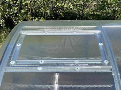 skleník LANITPLAST KYKLOP2 3x6 m PC 8 mm černý