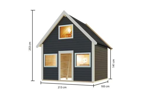 játszóterek gyerekeknek KARIBU KALLE (44578) terragrau