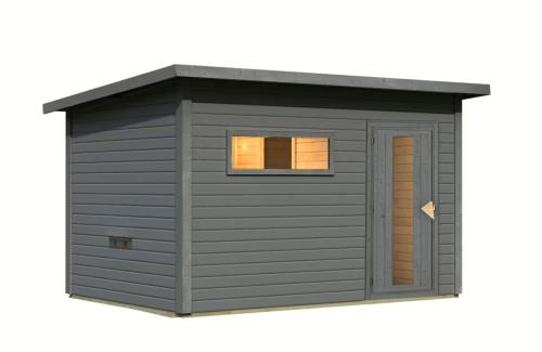 finská sauna KARIBU HYTTI 6 (124) terragrau