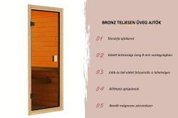 finn szauna KARIBU QUADRO 1 PLUS (35445) natur