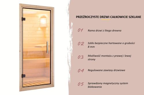 sauna fińska KARIBU YUMA (34288)