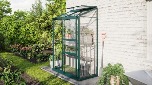 skleník VITAVIA IDA 900 čiré sklo 3 mm zelený