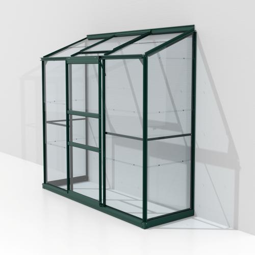 skleník VITAVIA IDA 1300 čiré sklo 3 mm zelený