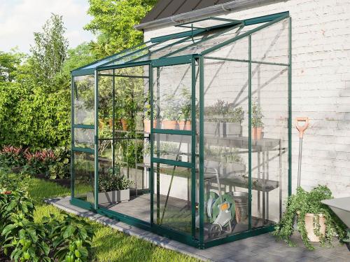 skleník VITAVIA IDA 3300 čiré sklo 3 mm zelený